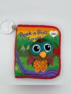 Lamaze Peek a Boo Soft Baby Book Learning Sensory Toy